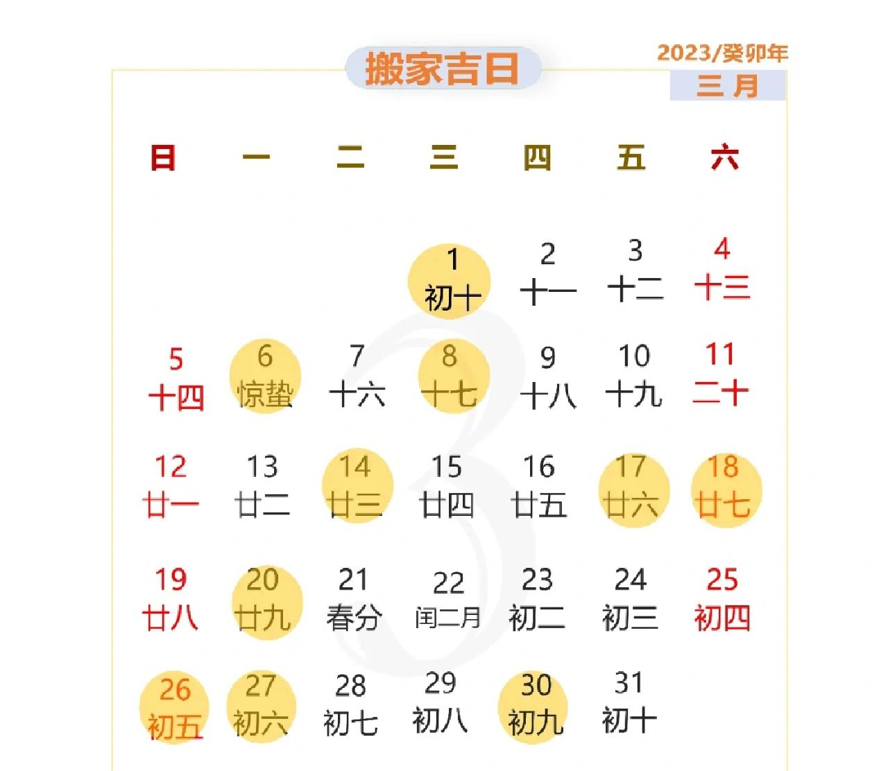 关于2023年11月黄道吉日查询的文章