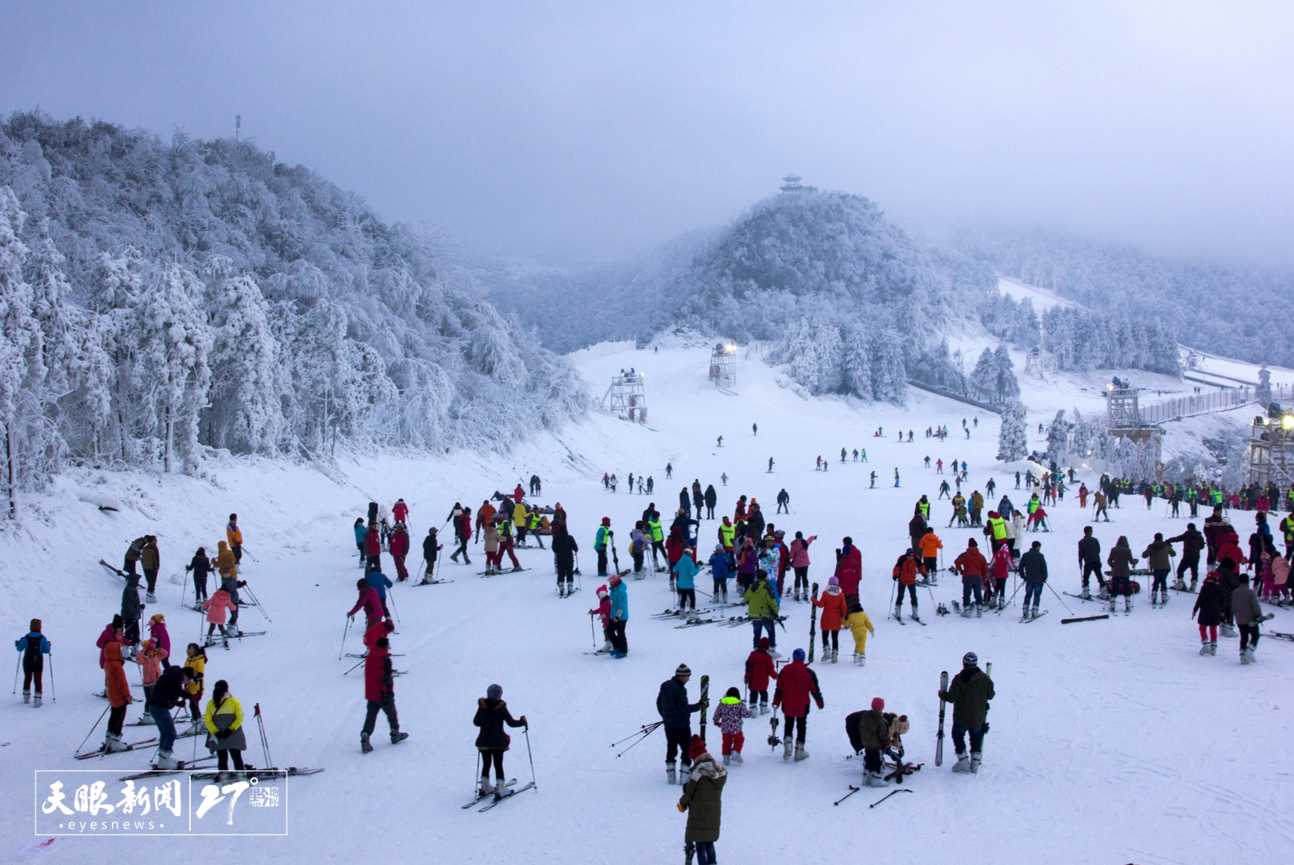 大围山滑雪之旅