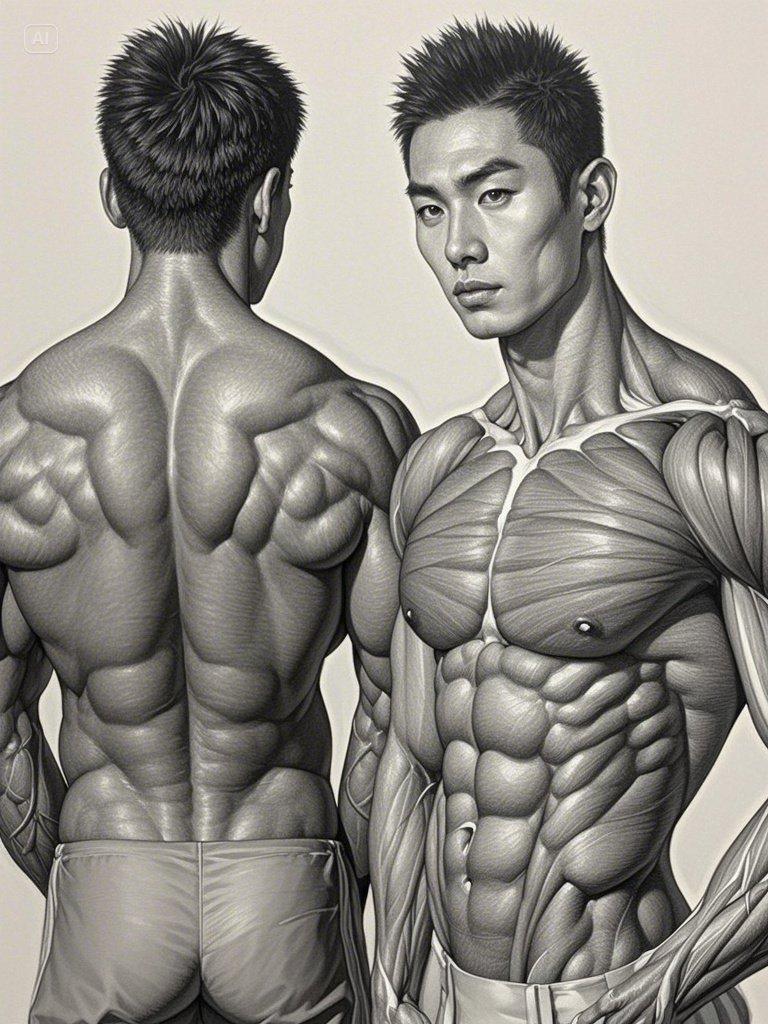 猛男性，力量与激情的代表