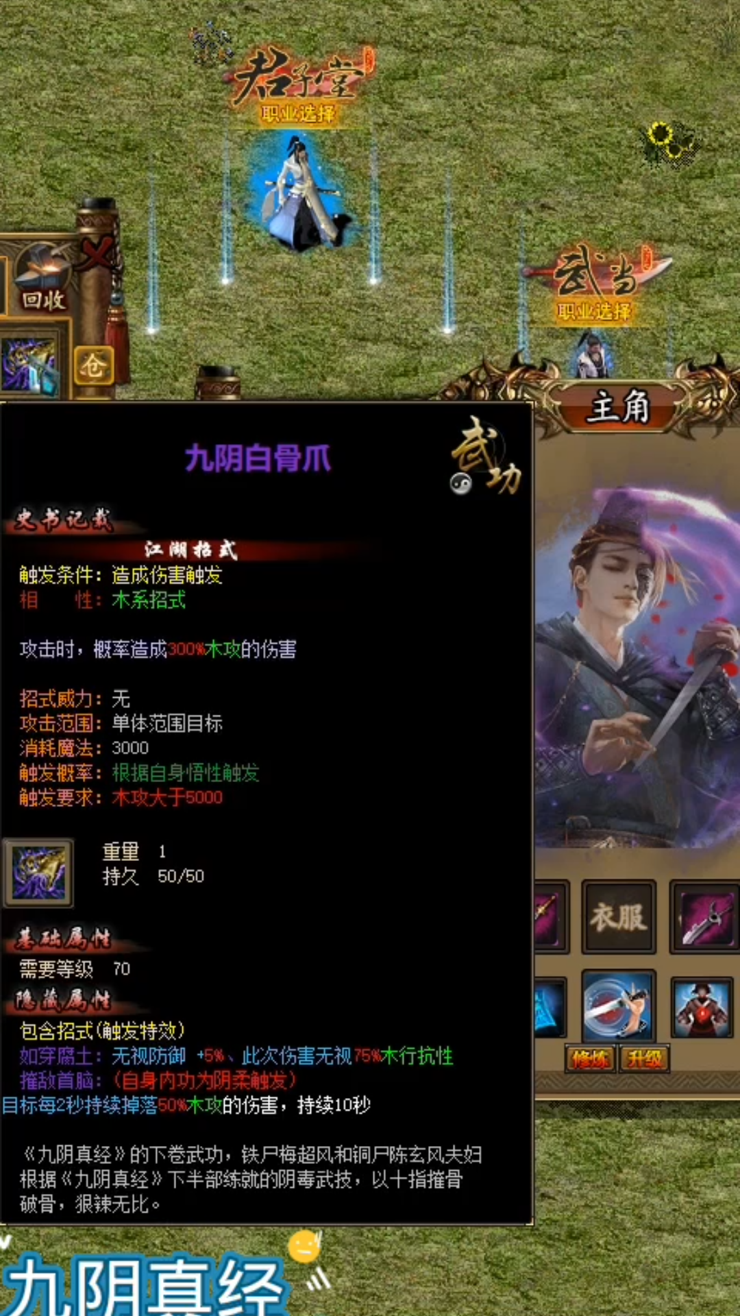 九阴真经门派技能九阴真经门派技能概述