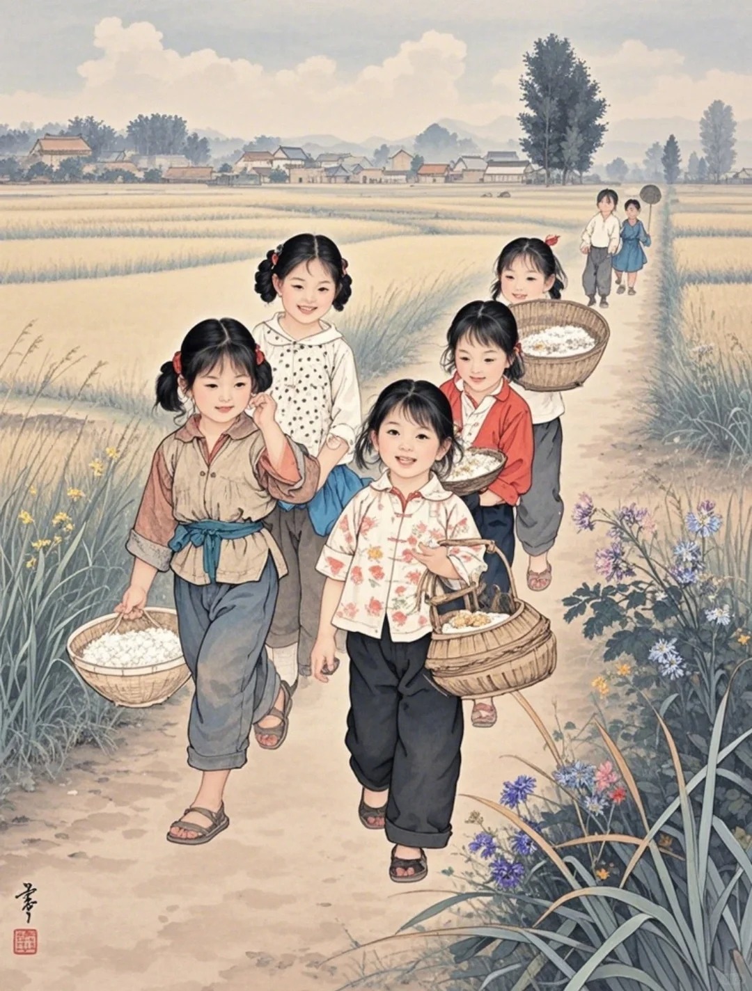 儿子耕种母亲的田地，名为田园之家-第2张图片