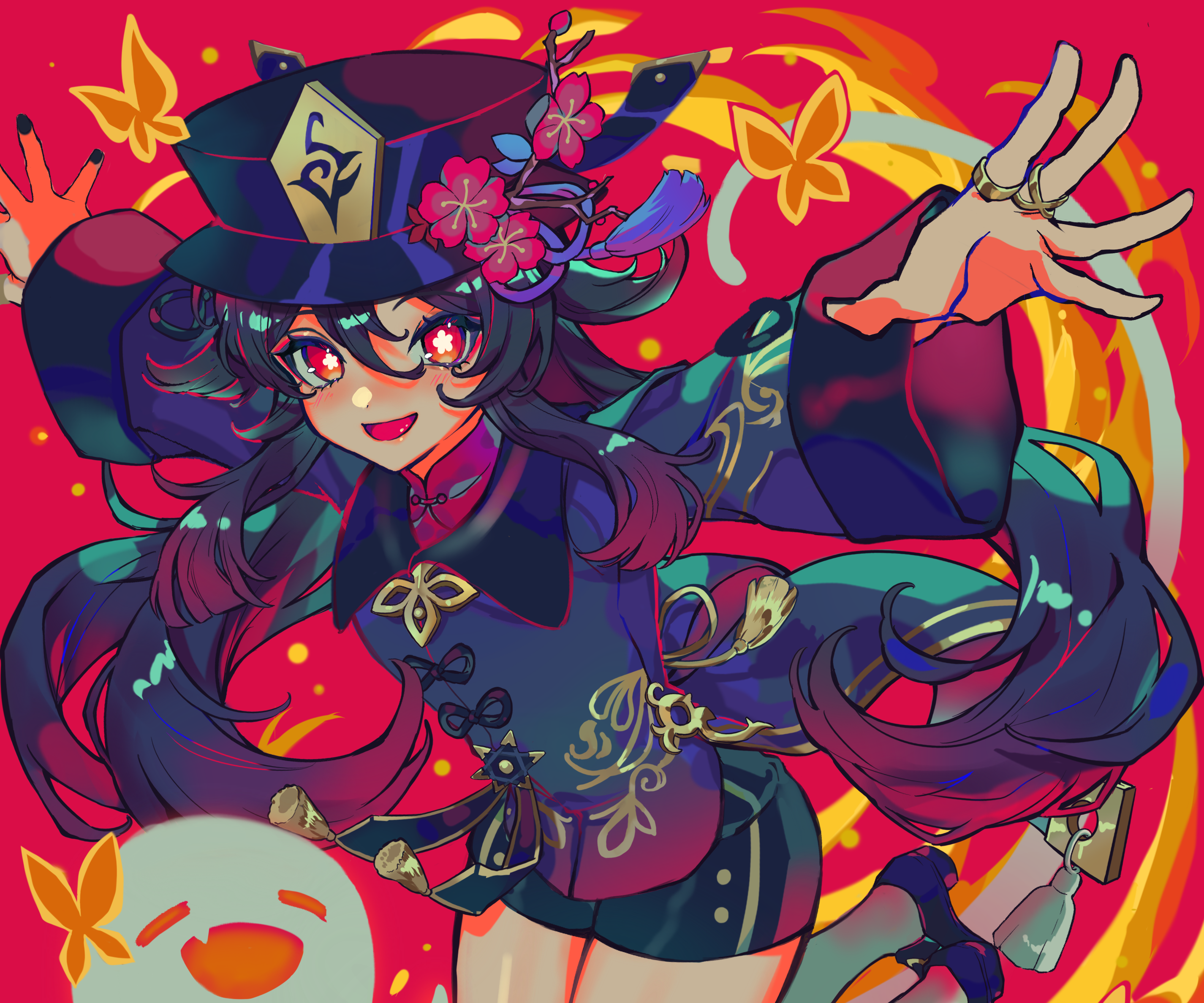 原神胡桃，无服装之美