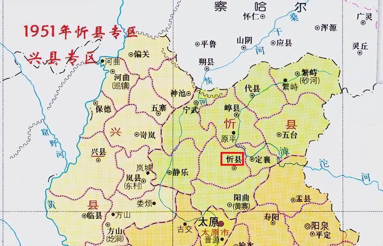 忻州地图概览-第3张图片