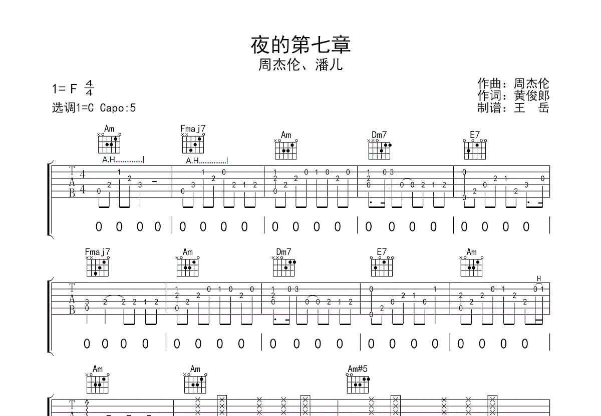 多余的流星吉他谱c调多余的流星——吉他谱的探索与感悟-第3张图片