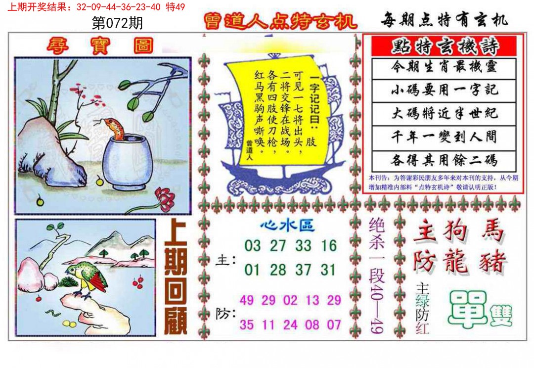 曾道人内幕玄机
