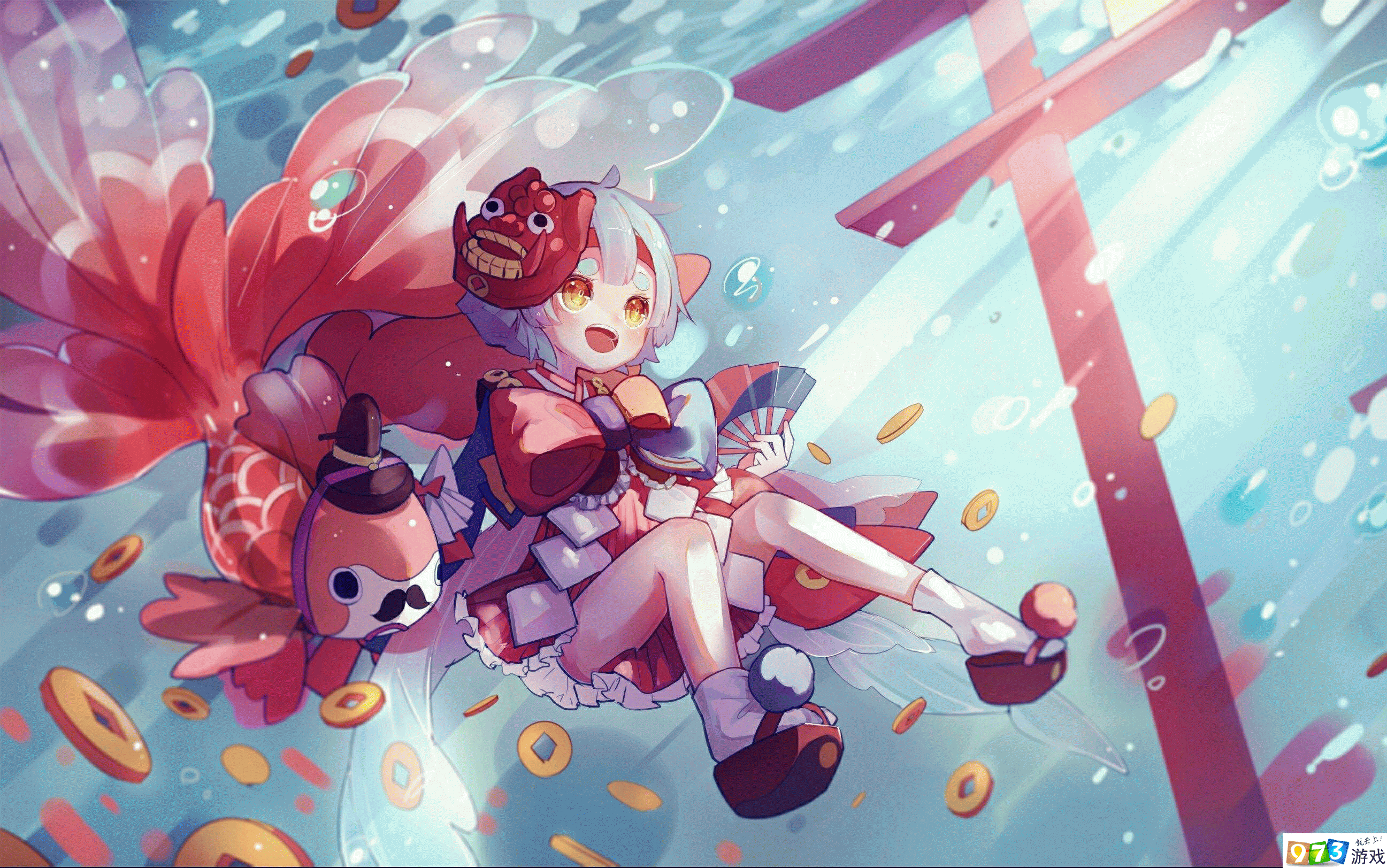 阴阳师金鱼姬阴阳师金鱼姬，神秘妖姬的魅力与故事-第2张图片