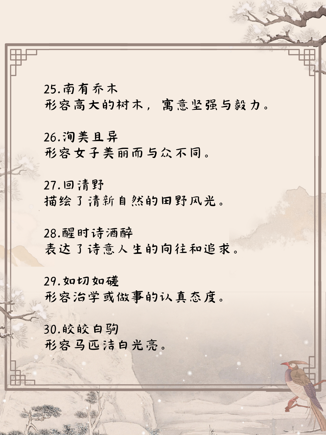 诗晴之美